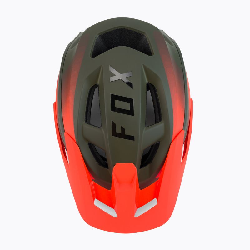 Каска за велосипед FOX Speedframe Pro Fade Green/Orange 29463_099_L 6