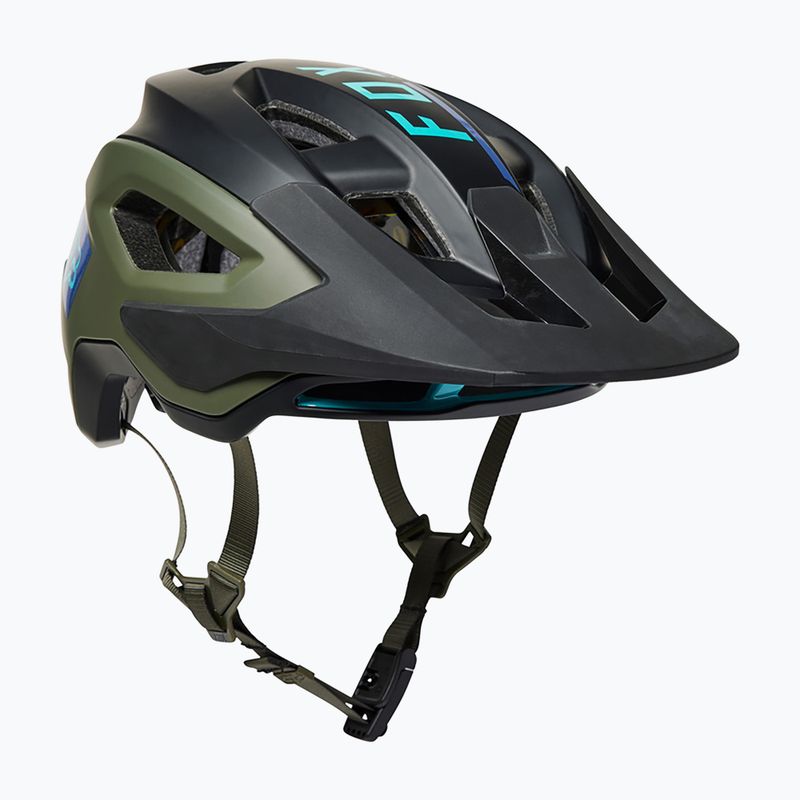 Каска за велосипед Fox Racing Speedframe Pro Blocked черно-зелена 29414_532 6