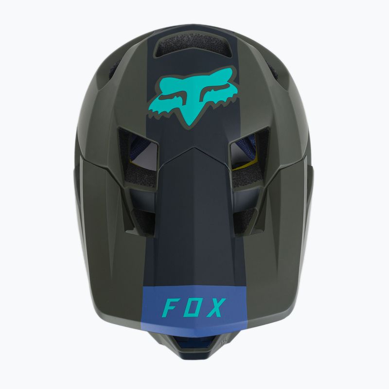 Fox Racing Proframe Blocked велосипедна каска зелена 29398_099 5
