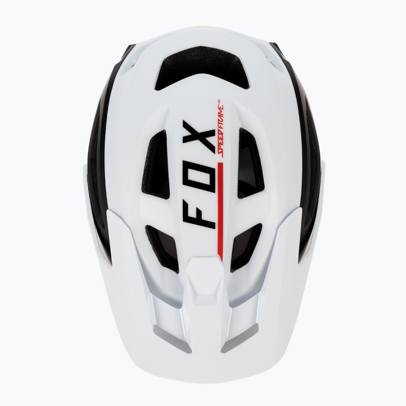 Каска за велосипед Fox Racing Speedframe Pro Blocked черно-бяла 29414_058 6