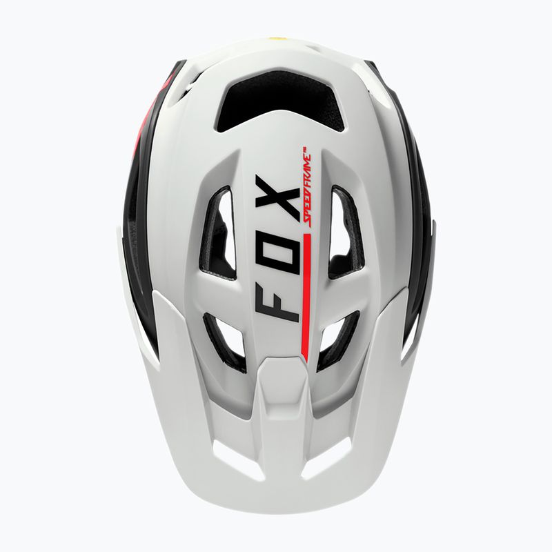 Каска за велосипед Fox Racing Speedframe Pro Blocked черно-бяла 29414_058 12