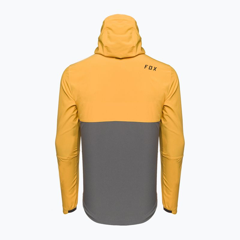 Мъжко яке за колоездене Fox Racing Ranger Wind Pullover yellow-grey 31038_496 2