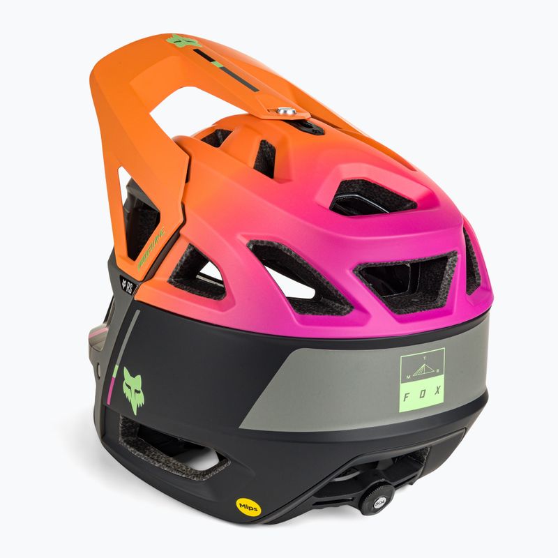 Fox Racing Proframe RS каска за велосипед CLYZO черно-оранжева 30920_009 4