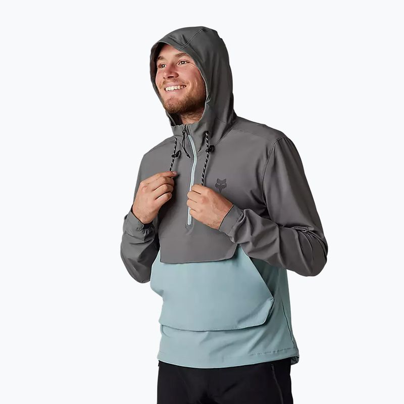 Fox Racing Ranger Wind Pullover сиво-синьо мъжко яке за колоездене 31038_052 7