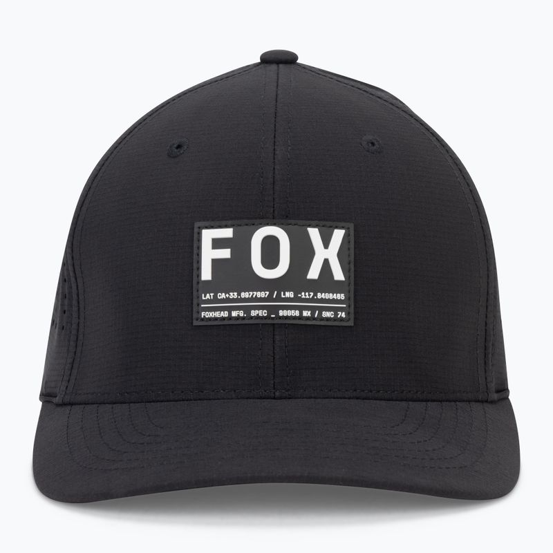 Мъжки Fox Racing Non Stop Tech Flexfit бейзболна шапка черна 2