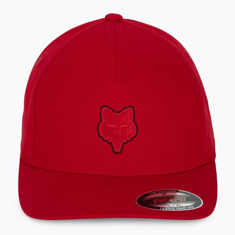Шапка с козирка Fox Racing Fox Head Flexfit flame red 2