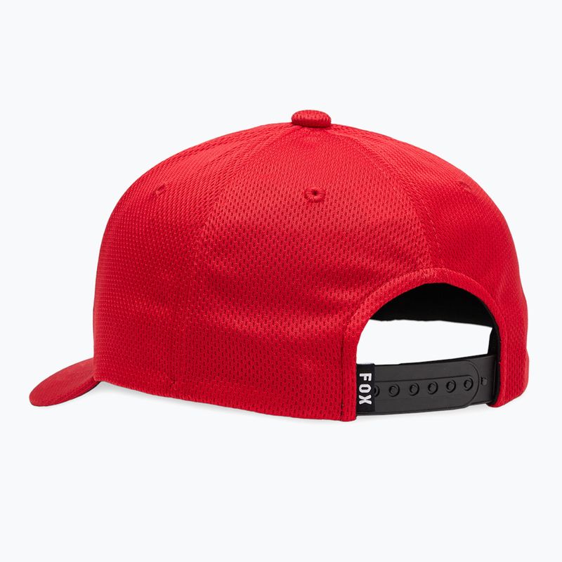 Детска шапка с козирка Fox Racing Lithotype 110 Sb Jr flame red 2