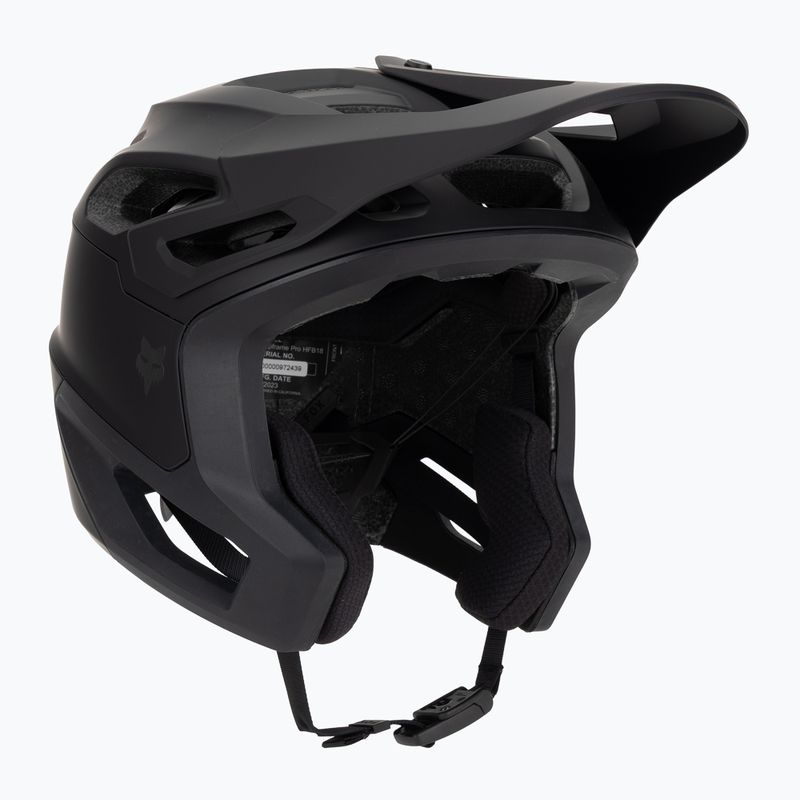 Fox Racing Dropframe Pro матова черна велосипедна каска