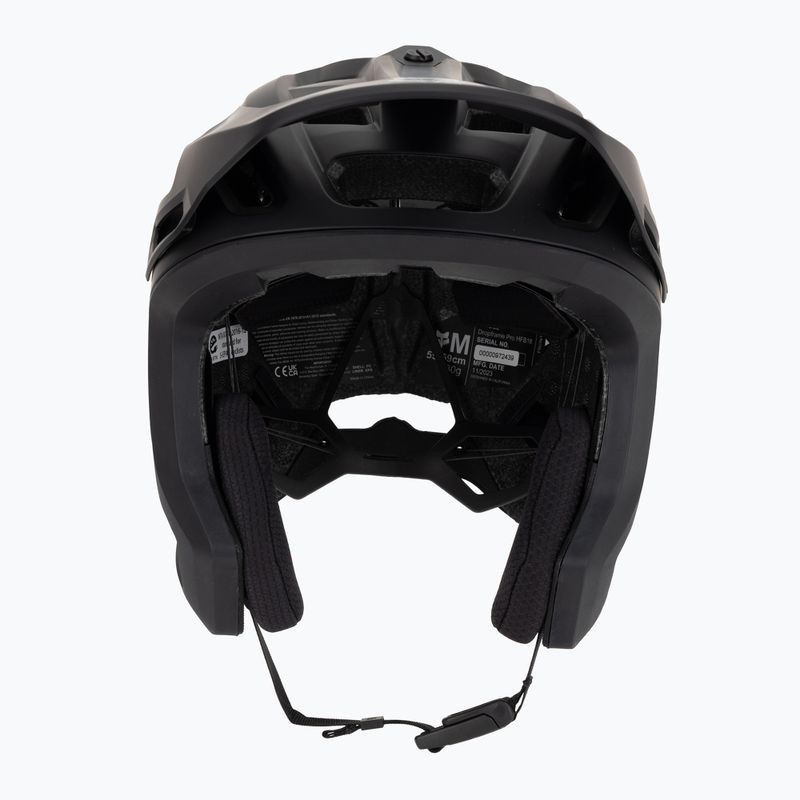 Fox Racing Dropframe Pro матова черна велосипедна каска 2