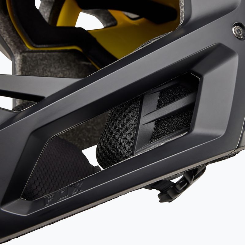 Fox Racing Proframe матова черна велосипедна каска 12