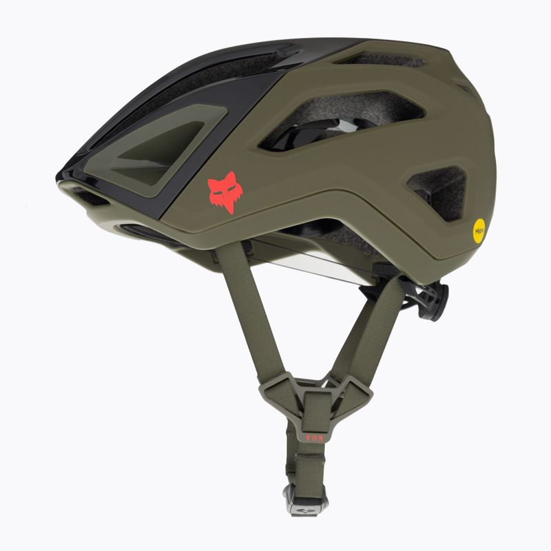 Fox Racing Crossframe Pro Ashr маслиненозелена велосипедна каска 5