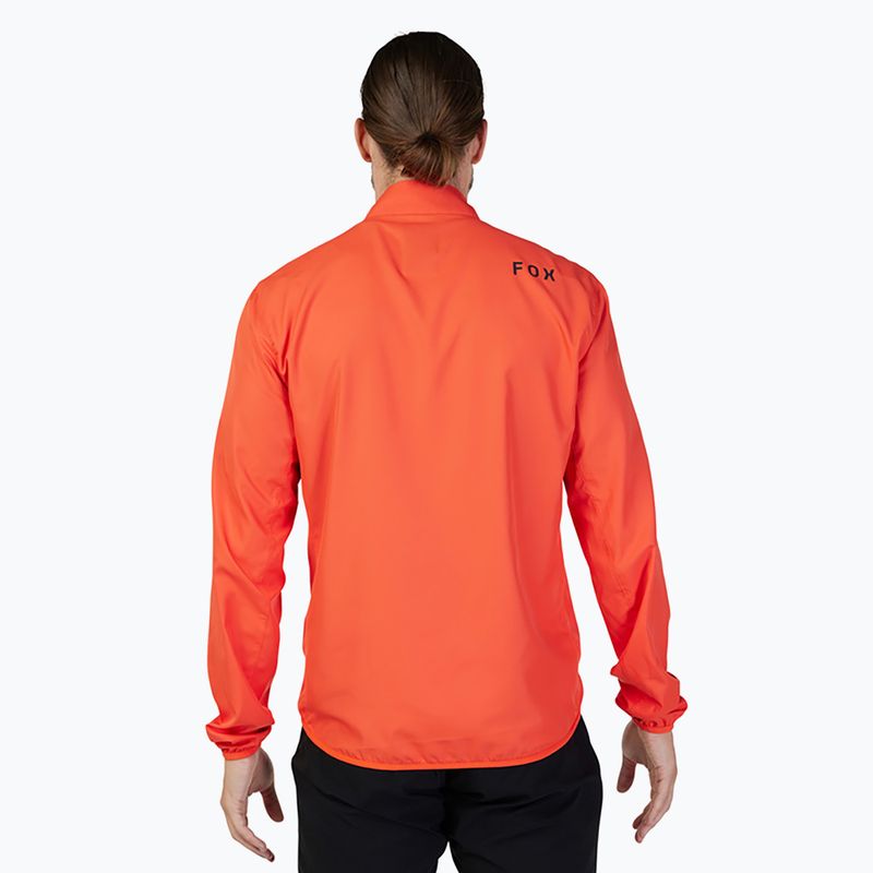 Мъжко яке за колоездене Fox Racing Ranger Wind orange flame 2