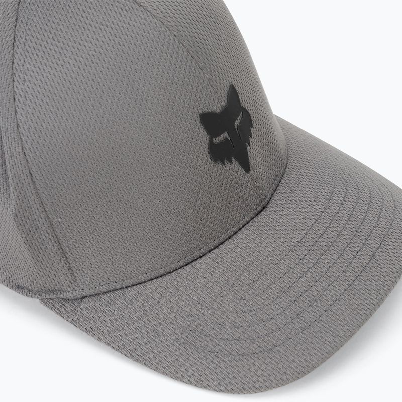Мъжки Fox Racing Fox Head Tech Flexfit шапка стоманено сив 3