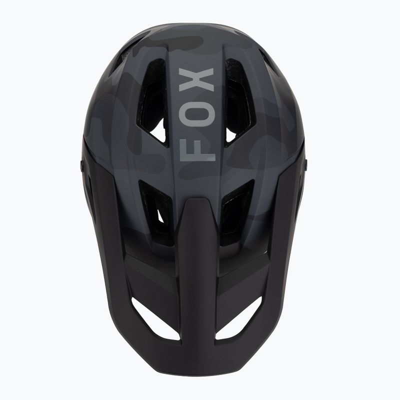Fox Racing Rampage Camo черна камуфлажна велосипедна каска 6