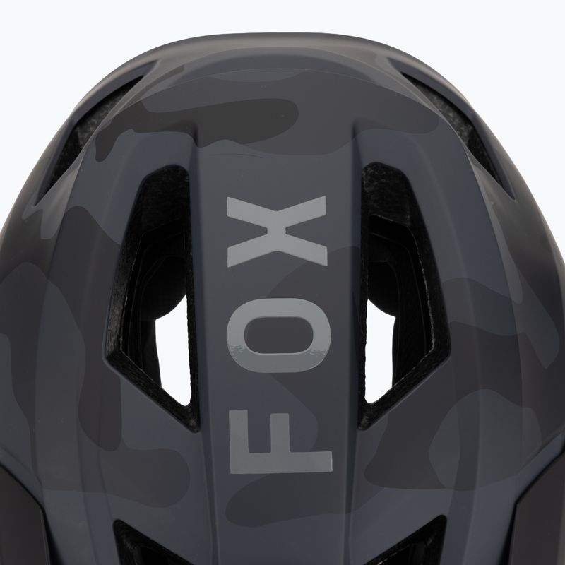 Fox Racing Rampage Camo черна камуфлажна велосипедна каска 7