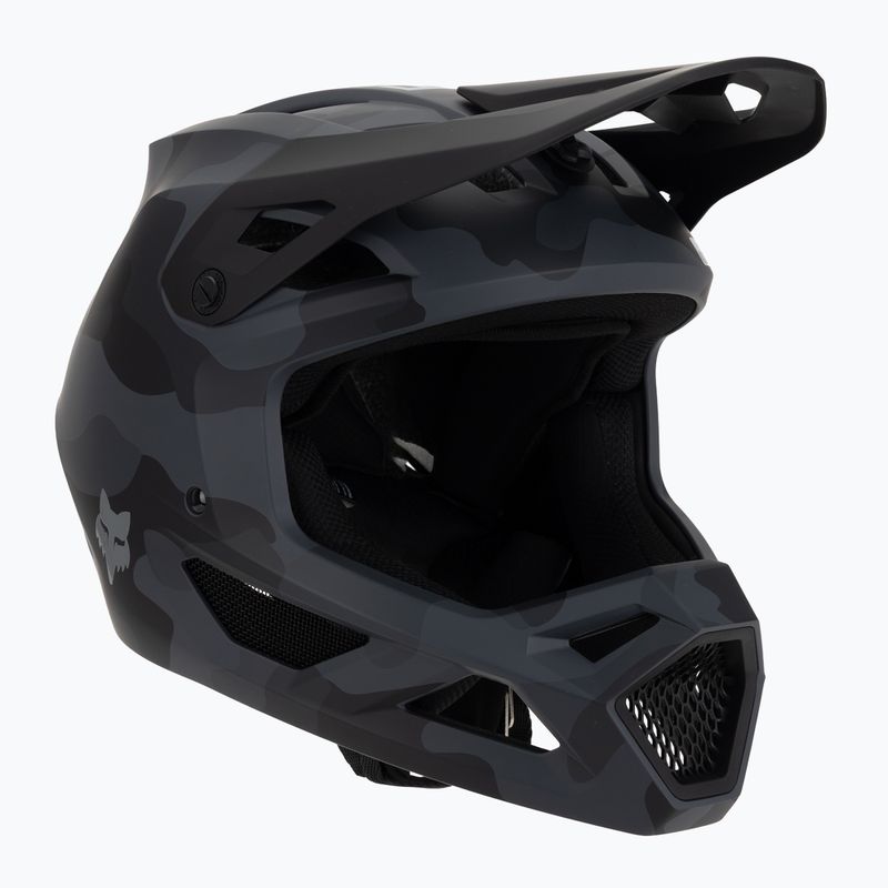 Fox Racing Rampage Camo черна камуфлажна велосипедна каска 8