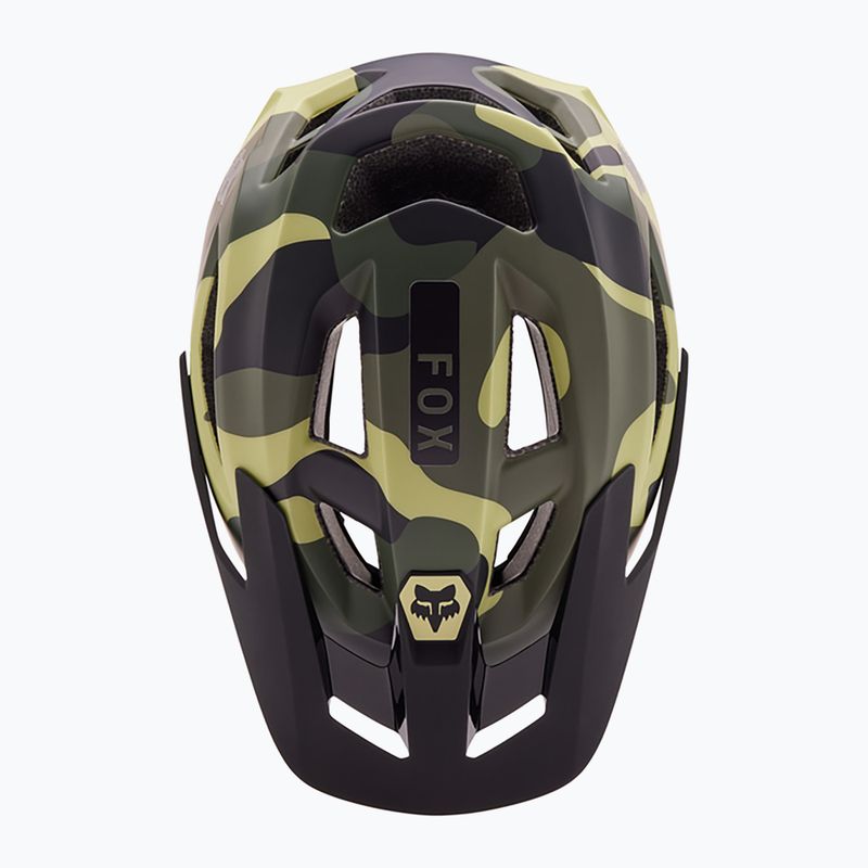 Fox Racing Speedframe Camo зелена камуфлажна велосипедна каска 3