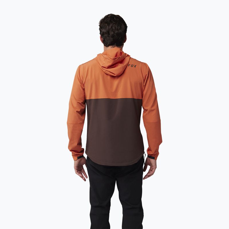 Мъжко яке за колоездене Fox Racing Ranger Wind Pullover atomic orange 2