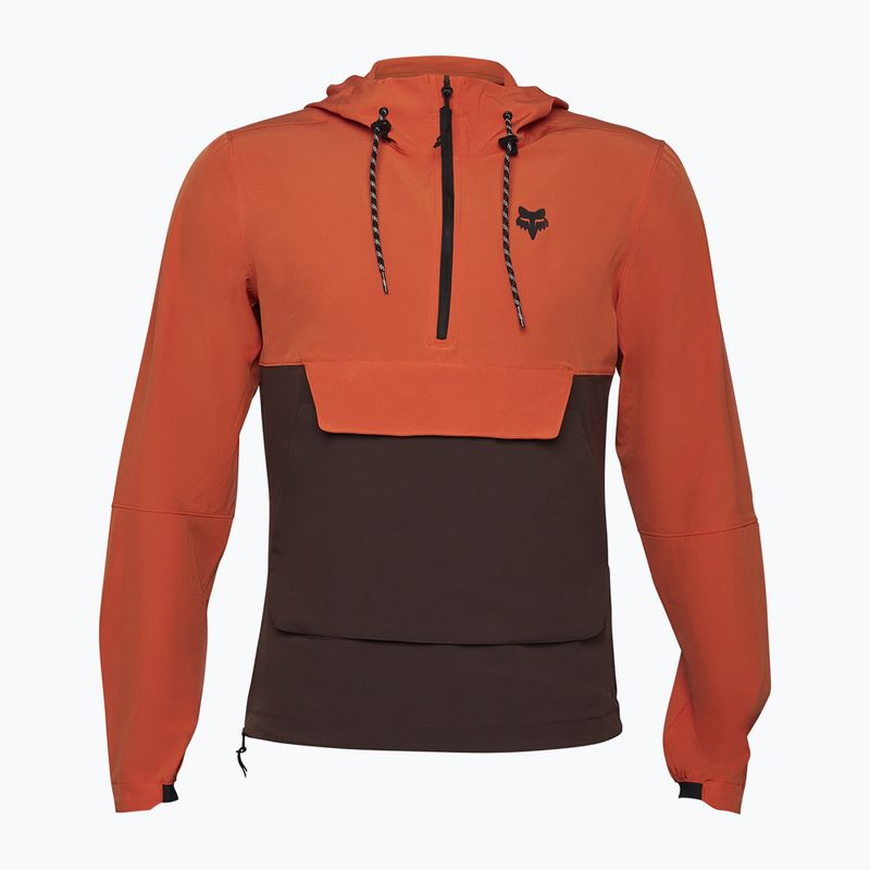 Мъжко яке за колоездене Fox Racing Ranger Wind Pullover atomic orange 4