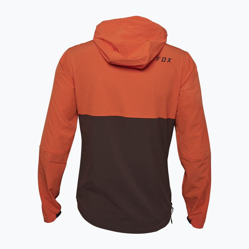 Мъжко яке за колоездене Fox Racing Ranger Wind Pullover atomic orange 5