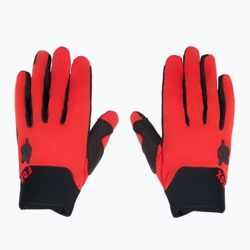 Мъжки ръкавици за колоездене Fox Racing Defend Wind Offroad fluorescent red 2
