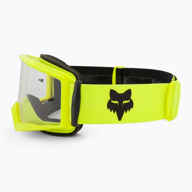 Предпазни очила за колоездене Fox Racing Main Core fluorescent yellow/clear 4