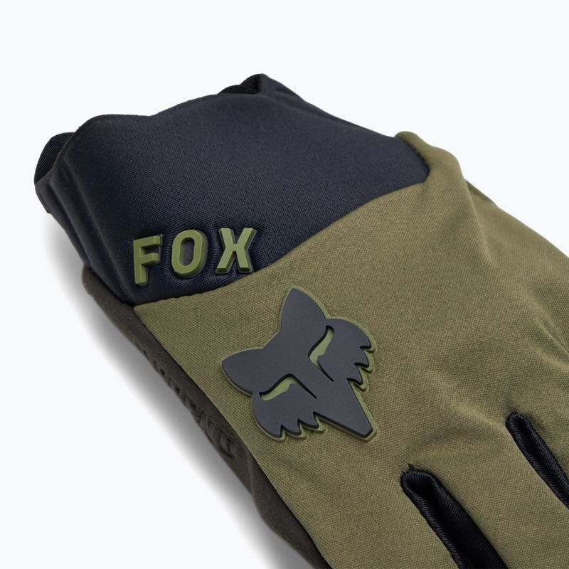 Мъжки ръкавици за колоездене Fox Racing Defend Wind Offroad olive green 4