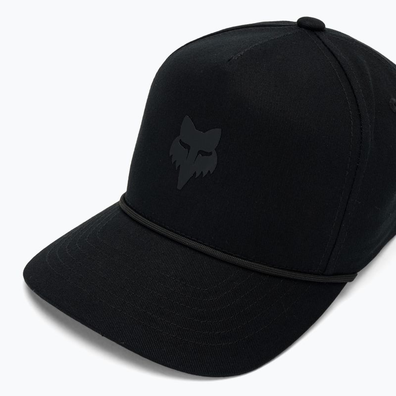 Мъжка шапка с козирка Fox Racing Fox Head Rope Hat black/black 3