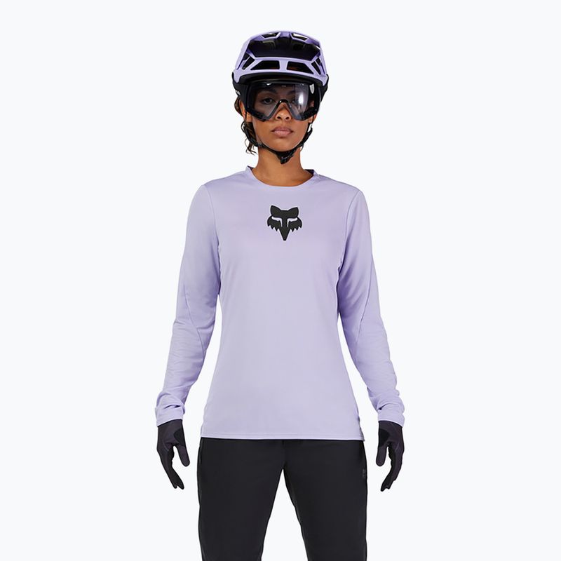 Дамски колоездачен анцуг с дълъг ръкав Fox Racing Ranger Fox Head W lilac
