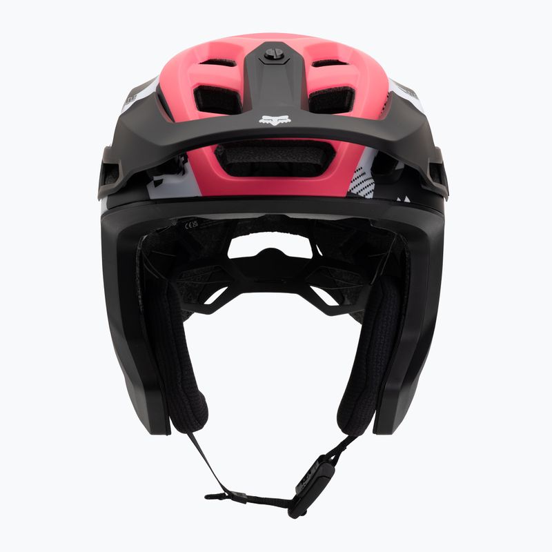 Fox Racing Dropframe Pro Digi Image черна/бяла велосипедна каска 2
