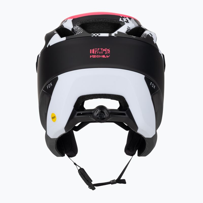 Fox Racing Dropframe Pro Digi Image черна/бяла велосипедна каска 4