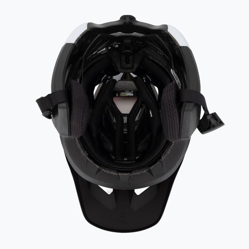 Fox Racing Dropframe Pro Digi Image черна/бяла велосипедна каска 5