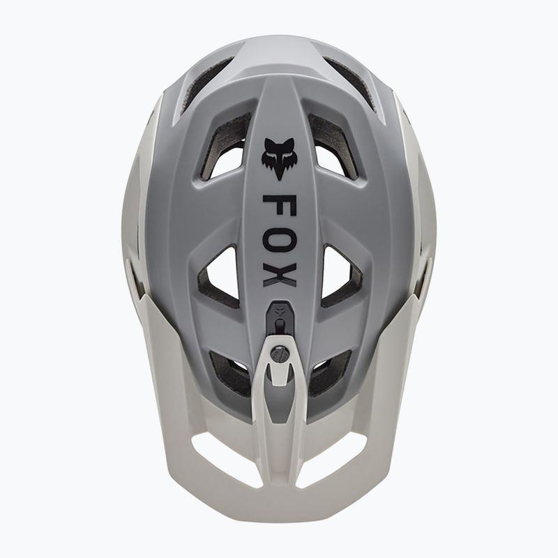 Fox Racing Speedframe 5050 светлосива велосипедна каска 4