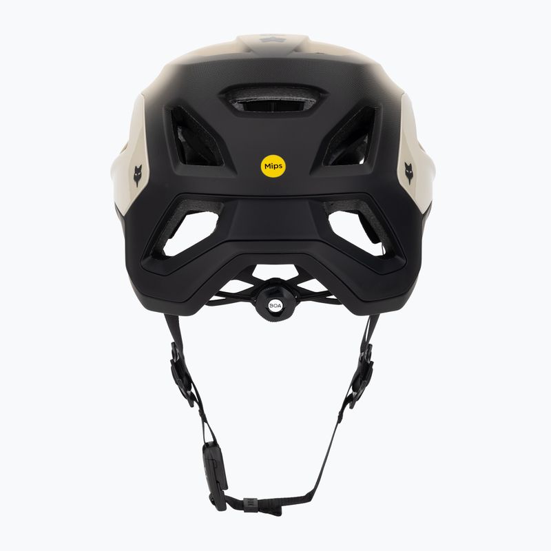 Fox Racing Speedframe Pro Backfade крем каска за велосипед 4