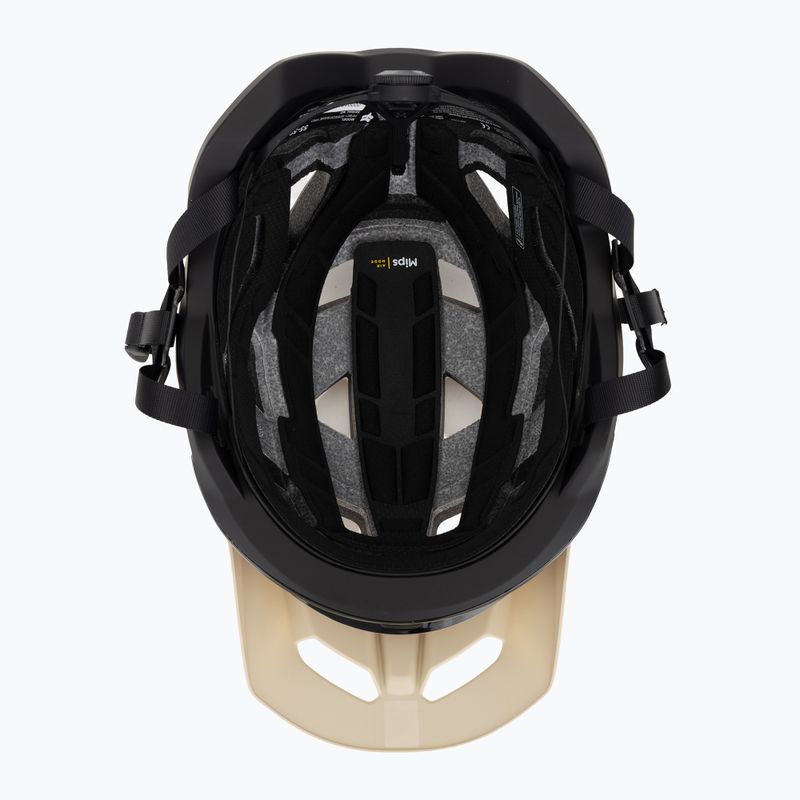 Fox Racing Speedframe Pro Backfade крем каска за велосипед 5