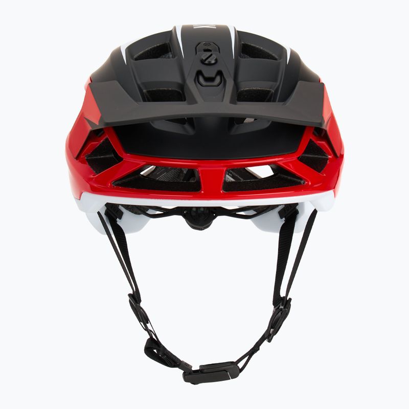 Fox Racing Speedframe Pro Defy флуоресцентна червена каска за велосипед 2