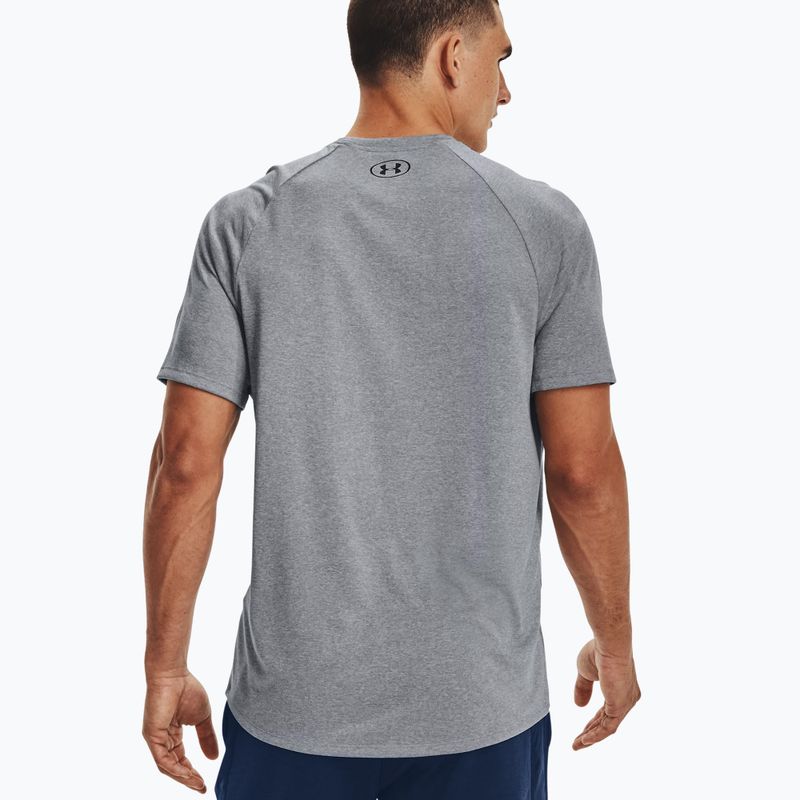 Under Armour Tech 2.0 SS Tee сива мъжка тренировъчна тениска 1326413 2