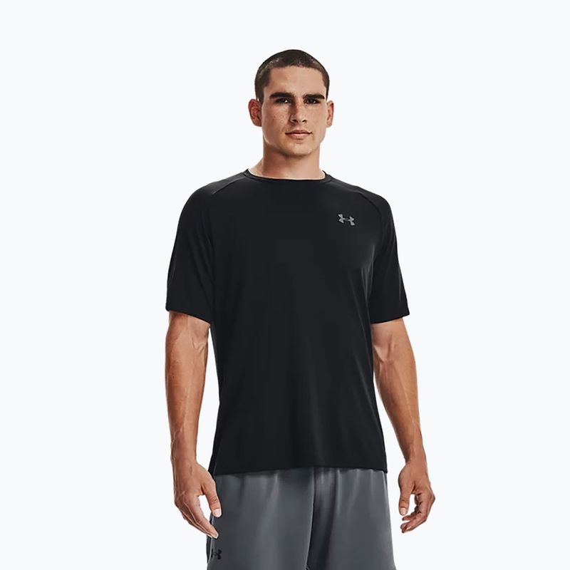 Мъжка тренировъчна тениска Under Armour UA Tech 2.0 SS Tee черна 1326413