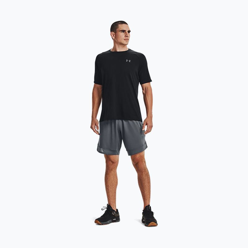 Мъжка тренировъчна тениска Under Armour UA Tech 2.0 SS Tee черна 1326413 2