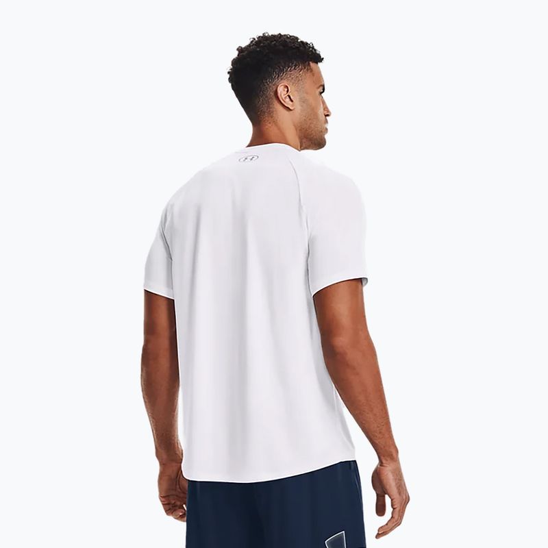 Мъжка тренировъчна тениска Under Armour UA Tech 2.0 SS Tee white 1326413 3