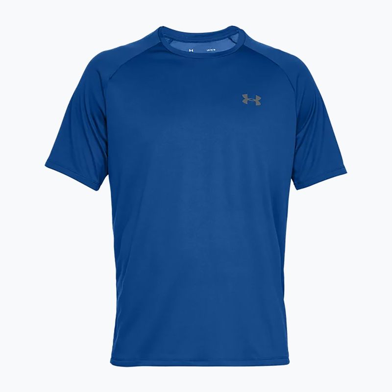 Under Armour Tech 2.0 SS Tee blue мъжка тениска за тренировка 1326413 4