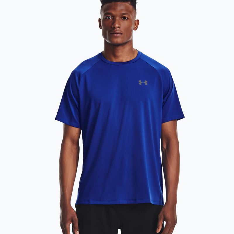 Under Armour Tech 2.0 SS Tee blue мъжка тениска за тренировка 1326413