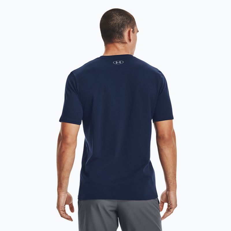 Мъжка тениска за тренировки Under Armour Boxed Sportstyle navy blue 1329581-408 3