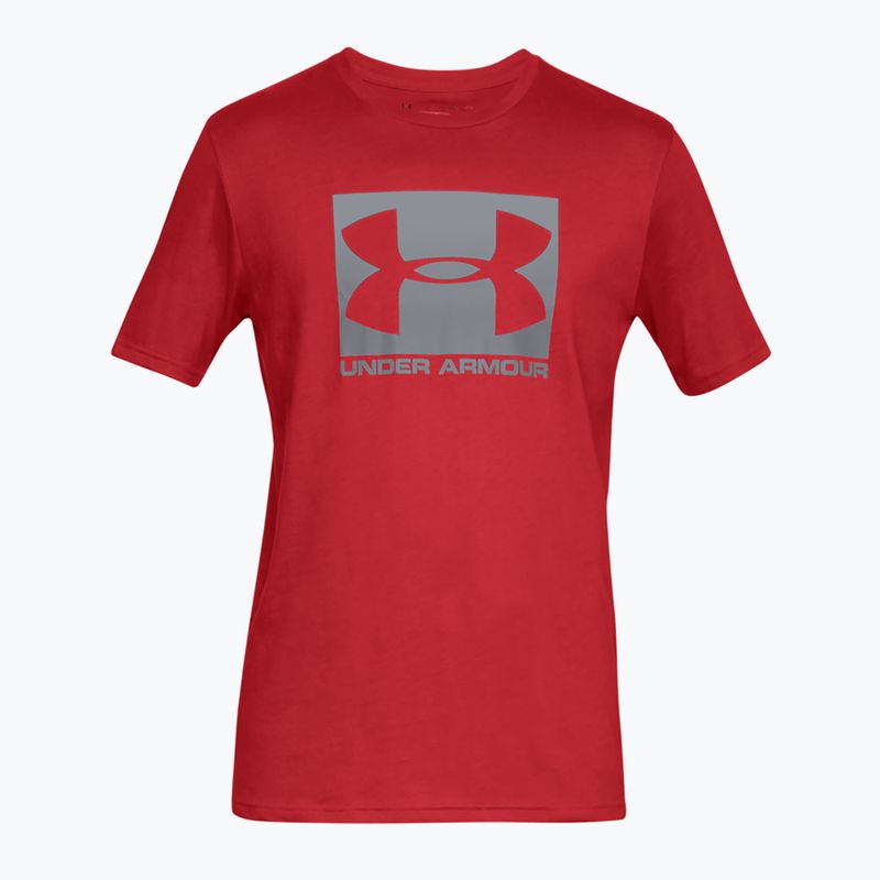 Мъжка тениска Under Armour Boxed Sportstyle червена/оранжева 5