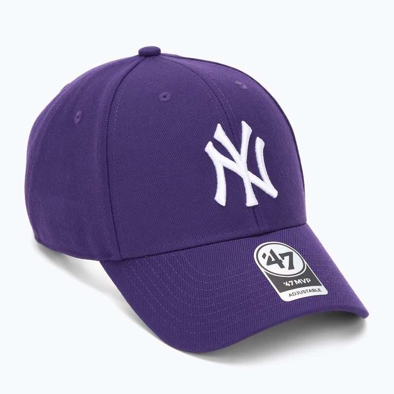 47 Марка MLB New York Yankees MVP бейзболна шапка лилава