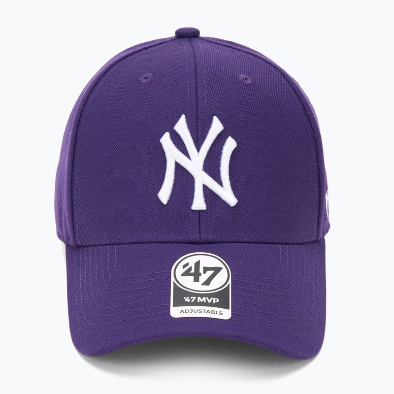 47 Марка MLB New York Yankees MVP бейзболна шапка лилава 2