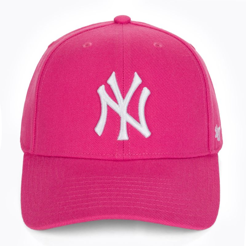 47 Марка MLB New York Yankees MVP SNAPBACK магента бейзболна шапка 4