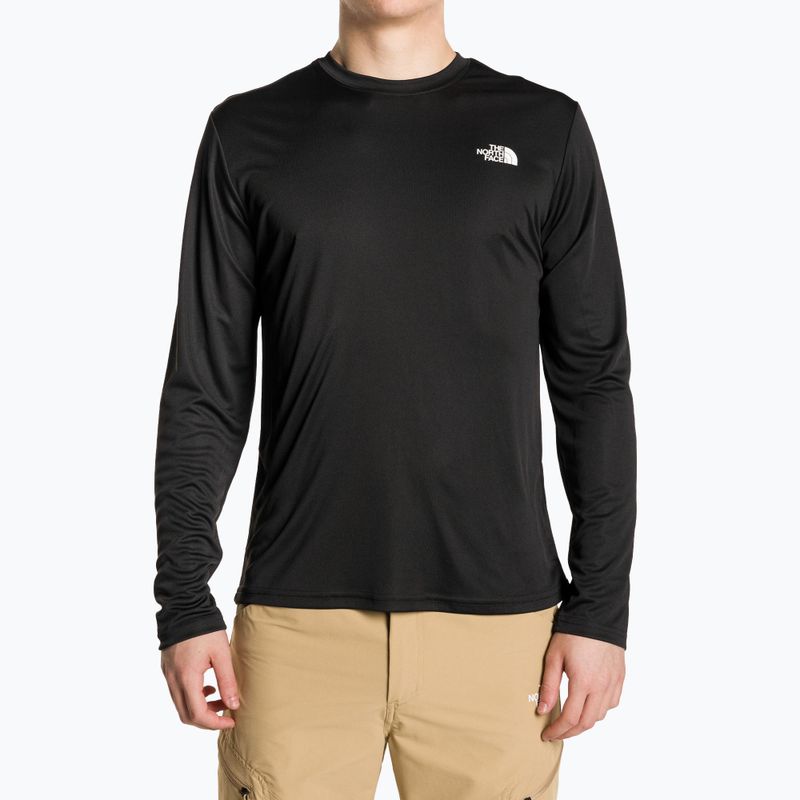 Мъжки тренировъчен екип с дълъг ръкав The North Face Reaxion Amp Crew black