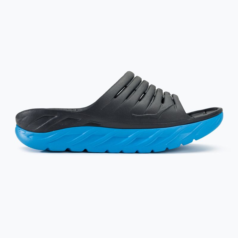 Дамски чехли HOKA Ora Recovery Slide 2 ebony/dresden blue 2