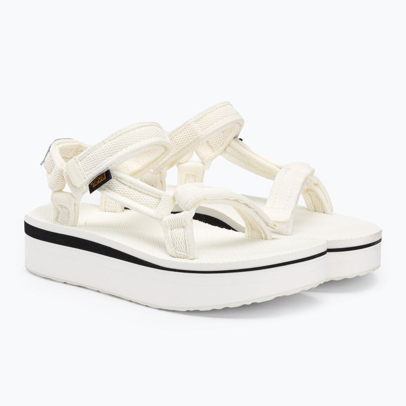 Дамски туристически сандали Teva Flatform Universal Mesh Print bright white 4